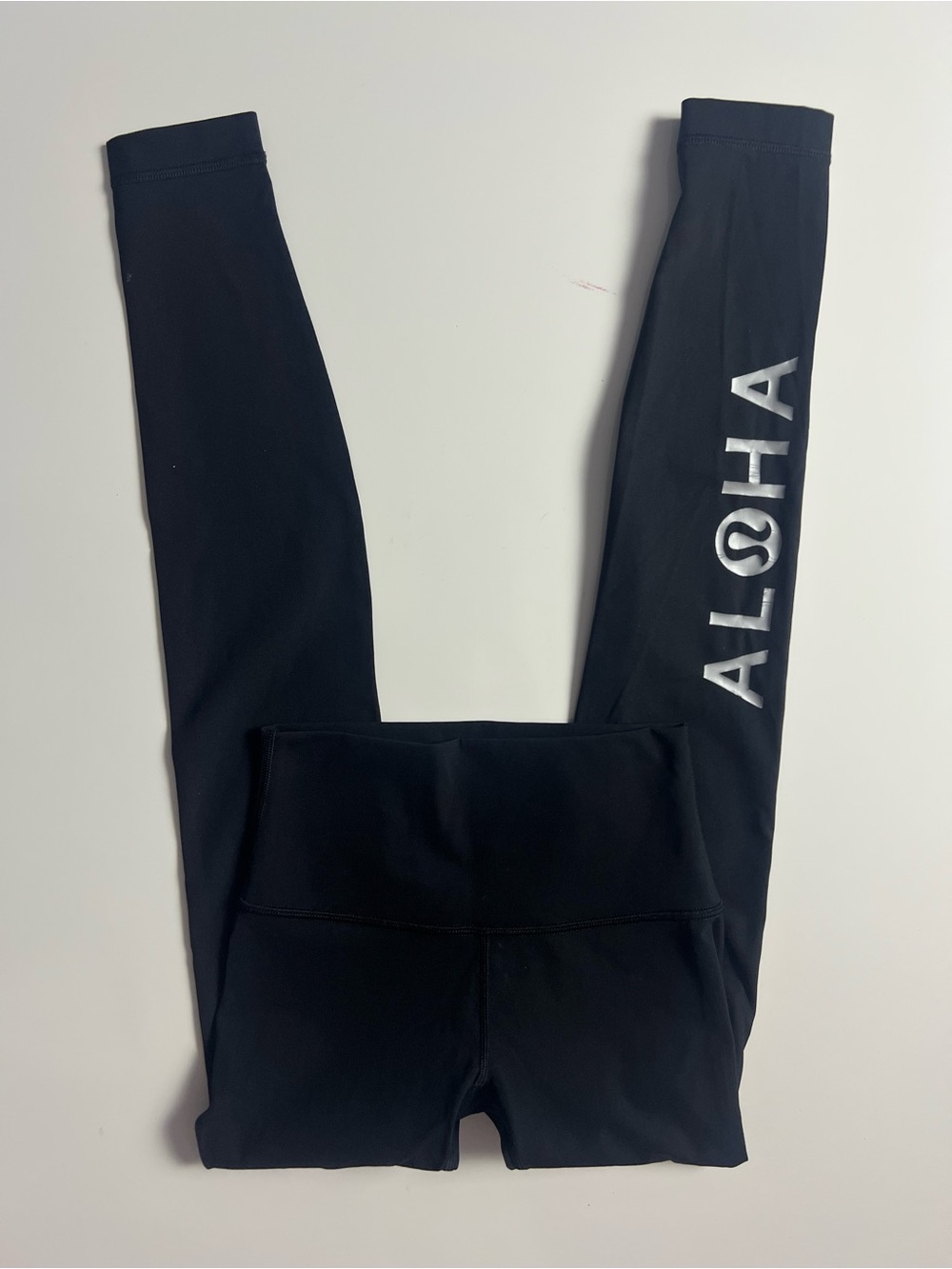 Lululemon Wunder Under High-Rise Tight 28" *Full On Luxtreme Aloha,Black, Size 2